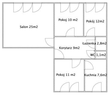 Różanka - 4 pokoje - 78,5m2 - Piękny widok