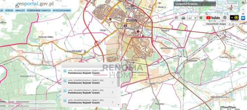 Działka inwestycyjna 63 ary/MPZP -U/ w Lubinie