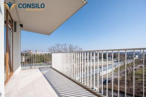 Apartament przy Trasie Łagiewnickiej Duży Balkon