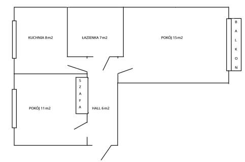 Konstancin-Jeziorna Stylowe mieszkanie 47,6m2