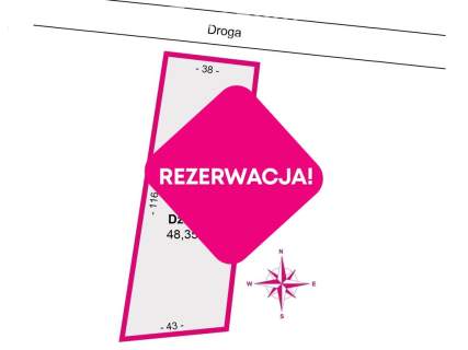 Działka inwestycyjna przy DK94 Machowa
