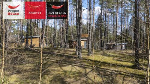 Jezioro Garczyn działka z 4 domkami po 20,45m2
