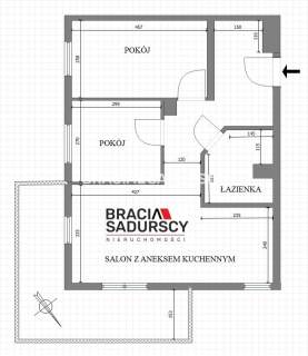 3 pok z balkonem ul. Mała Góra.