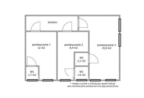 Lokal w centrum Lubawy, 42m2 gotowy pod biznes