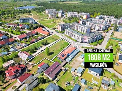 Działka pod HANDEL/USŁUGI w Centrum Wasilkowa