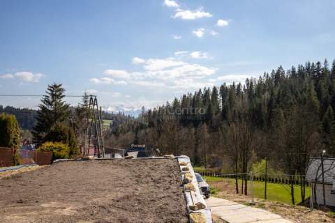 Dom pasywny, niezagrożony widok na Tatry.