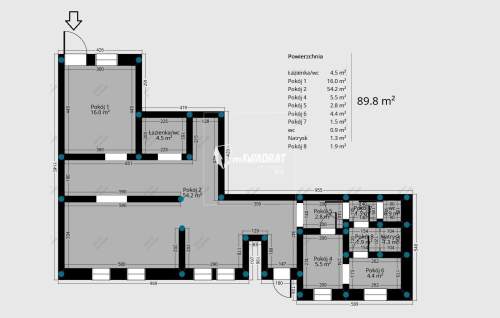 Biuro do wynajęcia, 89,8 m2, Ełk