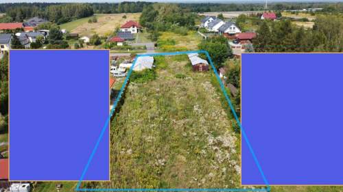 Działka z MPZP 0,54 ha w Bronowicach gm. Puławy..