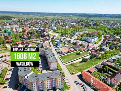 Działka pod HANDEL/USŁUGI w Centrum Wasilkowa