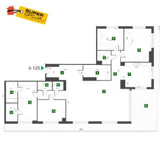 Apartament 5 pokojowy w centrum Krakowa nad Wisłą