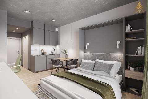NOWE, wykończone, tramwaj, balkon, Lobby