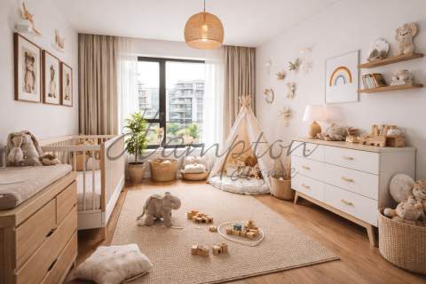 Nowoczesny Apartament 61,1 m 3 Pokoje Balkon