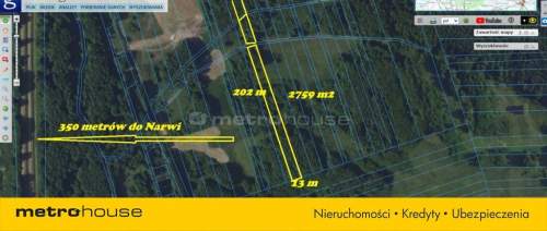 Działki rolne i łąki - 1,17 ha w Łacha, gm. Serock