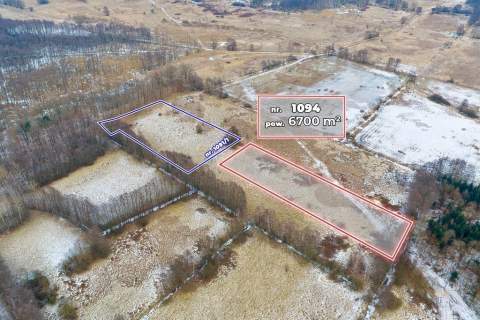 Na sprzedaż działka rolna o pow. 6.700 m .