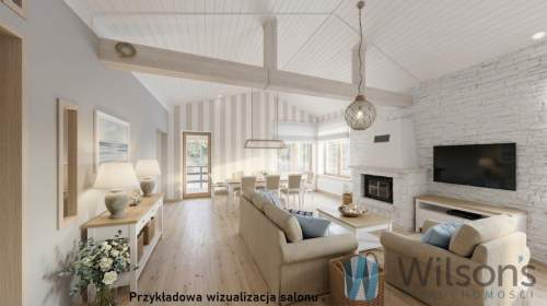 Działka 9130 m2 zabudowana domem 156 m2