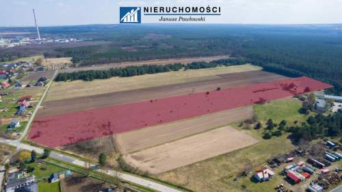 działka przemysłowa 5,48ha, Sobin