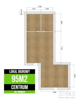 lokale na wynajem w Centrum - 95 m2