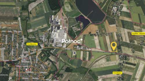 Działka komercyjna 0,30 ha przy DK74 Alojzów