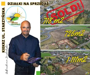 Działka z WZ pod 3 domy jednorodzinne