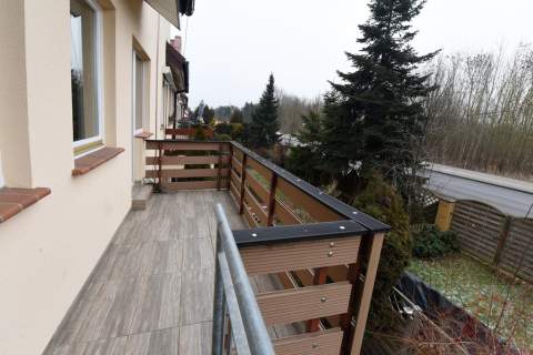 Ostoja / Dwupoziomowy apartament, balkon, ogródek