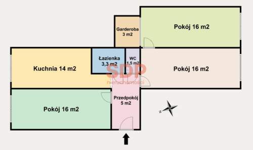 Przestronne 3 pokoje w zielonej okolicy Duża kuchnia