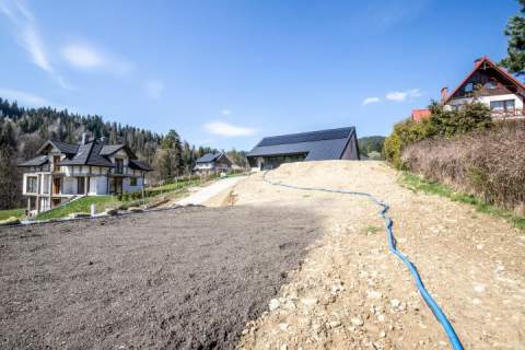 Dom pasywny, niezagrożony widok na Tatry.