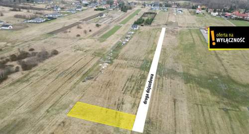 DZIAŁKA W WILKOWIE 1000 M2 Z WARUNKAMI ZABUDOWY