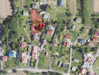 Ruszelczyce drewniany dom siedlisko na wsi