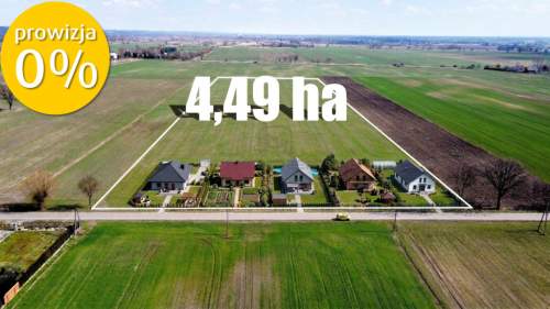 Grunt 4,49 ha z koncepcją 5 domów   Jenin - 0%