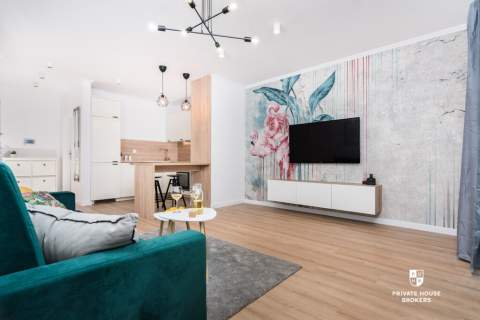 Wiślane Tarasy 2.0 Apartament 49 m2 z Balkonem