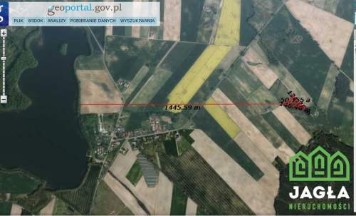 Ostrowite gm.Lniano działka 5168m2 Jez. Ostrowite