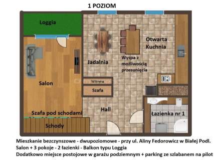 REZERWACJA bezczynszowe, 2 poziomy z windą,110m2
