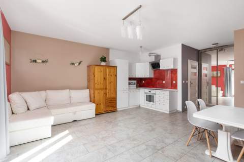 Przestronne studio z balkonem - Myśliwska, Migowo