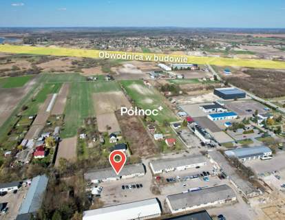 Magazyn z mroźnią i chłodnią zaplecze socjalne