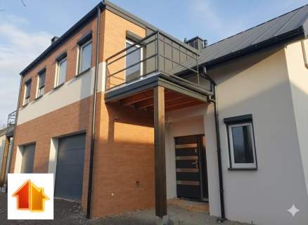Nowoczewny bliźniak Żory Osiny 500m2 ogród