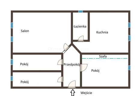 Mieszkanie z ogrzewaniem miejskim o pow. 94,65m2.