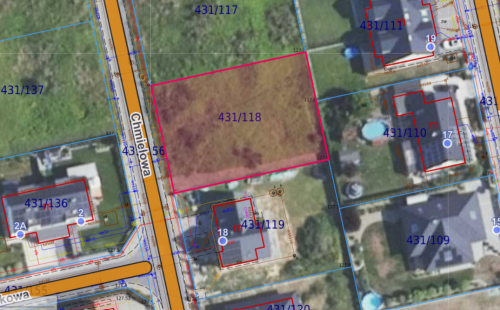 900m2 Szczodre - działka budowlana / MPZP MN1 / media