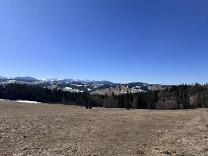 Widokowa działka budowlano-rolna Czerwienne 8827m2