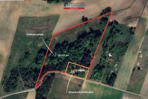 Działka budowlana i parkowo-leśna Ponad 3 ha