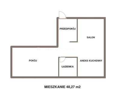 Mieszkanie na sprzedaż, 48,27 m2, Mnich