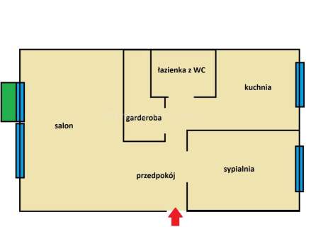 Mieszkanie na sprzedaż, 44,29 m2, Siedlce