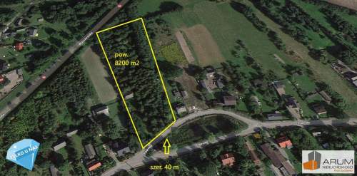 Działka budowlana na sprzedaż, 8200 m2, Lipicze