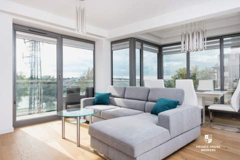 Apartament z widokiem na Wisłę 73m2 Wiślane Tarasy