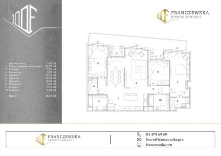 Przestronny apartament w centrum miasta