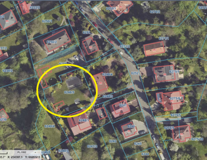 Bochnia - działka budowlana 928 m2 w centrum miasta budowa