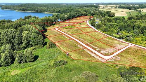 Działka nad samym Jeziorem Pile