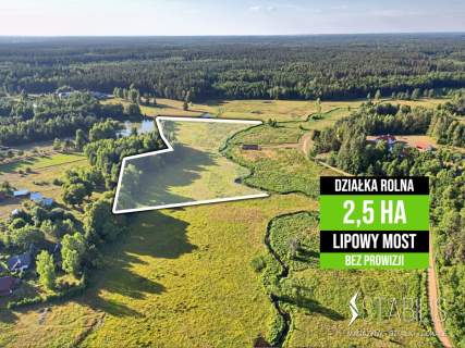 2,5 ha / Urokliwa Działka Rolna / LIPOWY MOST