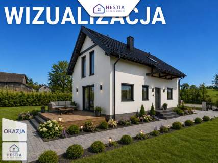 Nowy dom 140 m , działka 3200 m , Sierpowo