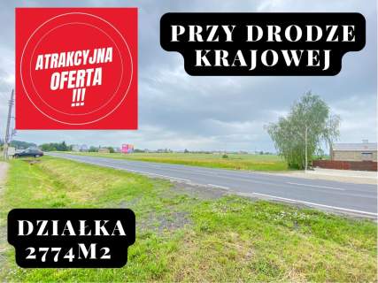 SPRZEDAM - duża działka przy drodze krajowej - GARZYN