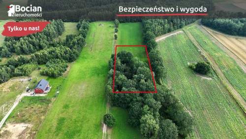 Duża działka pod rezydencję blisko lasu Łapino 